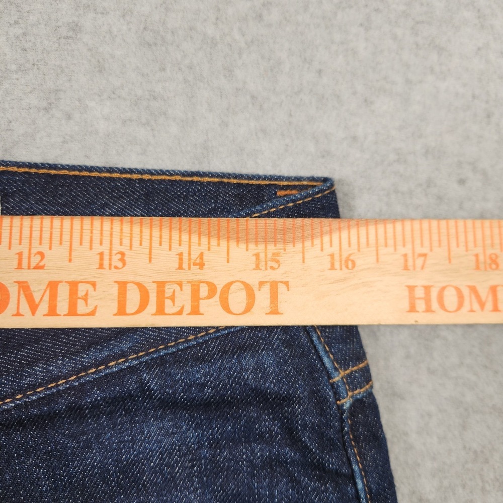 Gustin Selvedge Jeans 32x30 Blue Dark Wash Indigo Red Line Slim Fit Made In USA - Picture 11 of 16